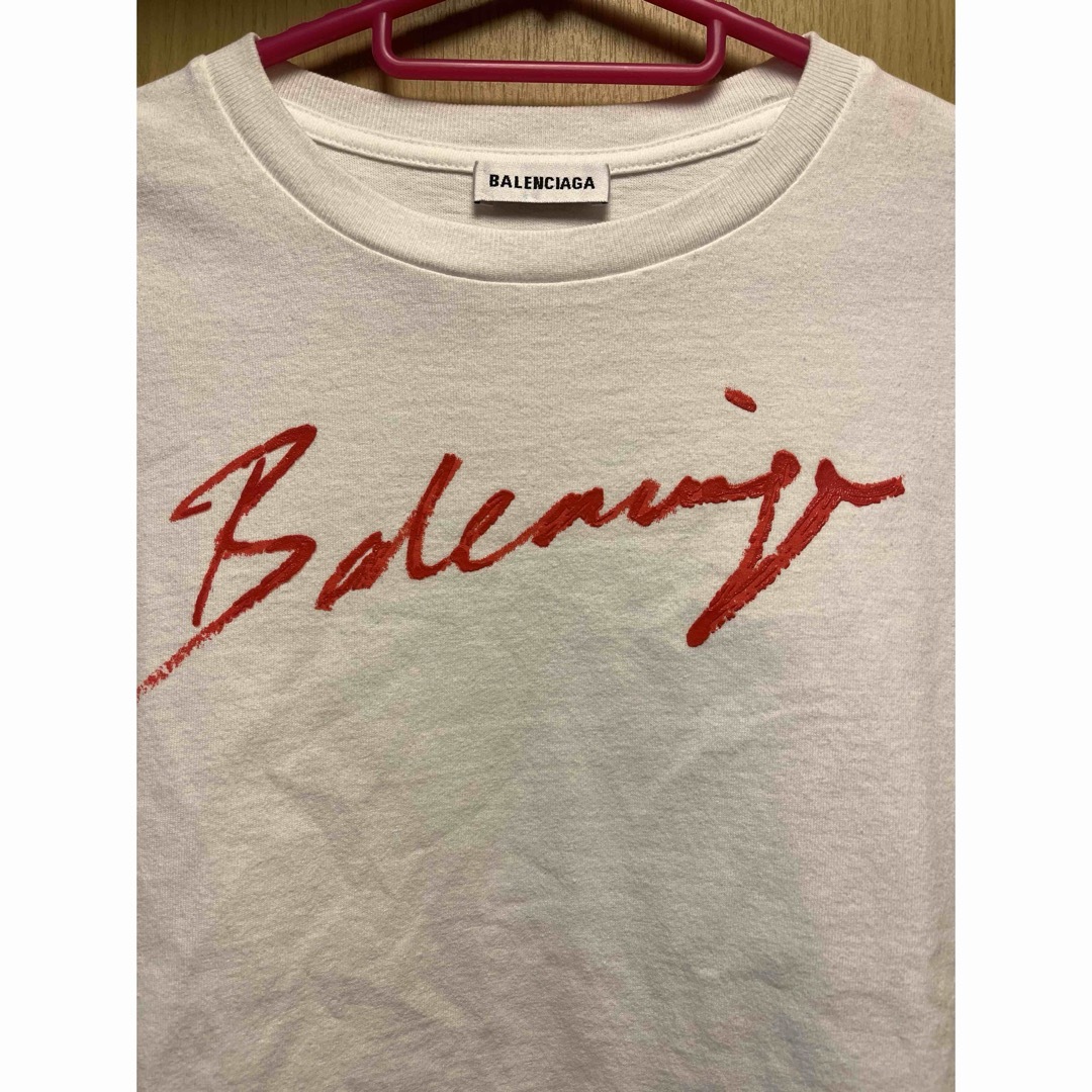 Balenciaga(バレンシアガ)の正規未使用 19SS BALENCIAGA バレンシアガ ロゴ Tシャツ レディースのトップス(Tシャツ(半袖/袖なし))の商品写真