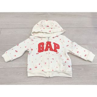 babyGap くま耳付き 花柄 パーカー 70cm