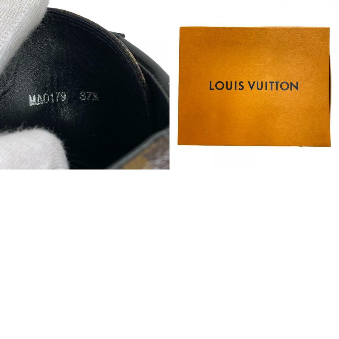 LOUIS VUITTON(ルイヴィトン)のルイヴィトン LOUIS VUITTON ブーツ
 モノグラム ローリエートライン 19年 ショートブーツ 37 1/2 MA0179 ブラック レディースの靴/シューズ(ブーツ)の商品写真