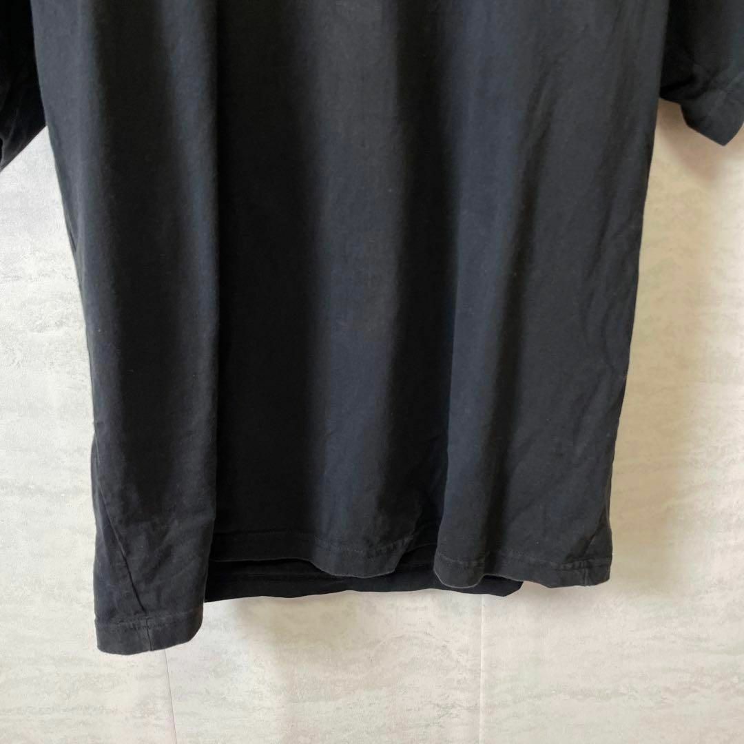 ハーレーＴシャツ　バーアンドシールド　刺繍ロゴ　サイズＬ　黒ブラックメンズ古着 メンズのトップス(Tシャツ/カットソー(半袖/袖なし))の商品写真
