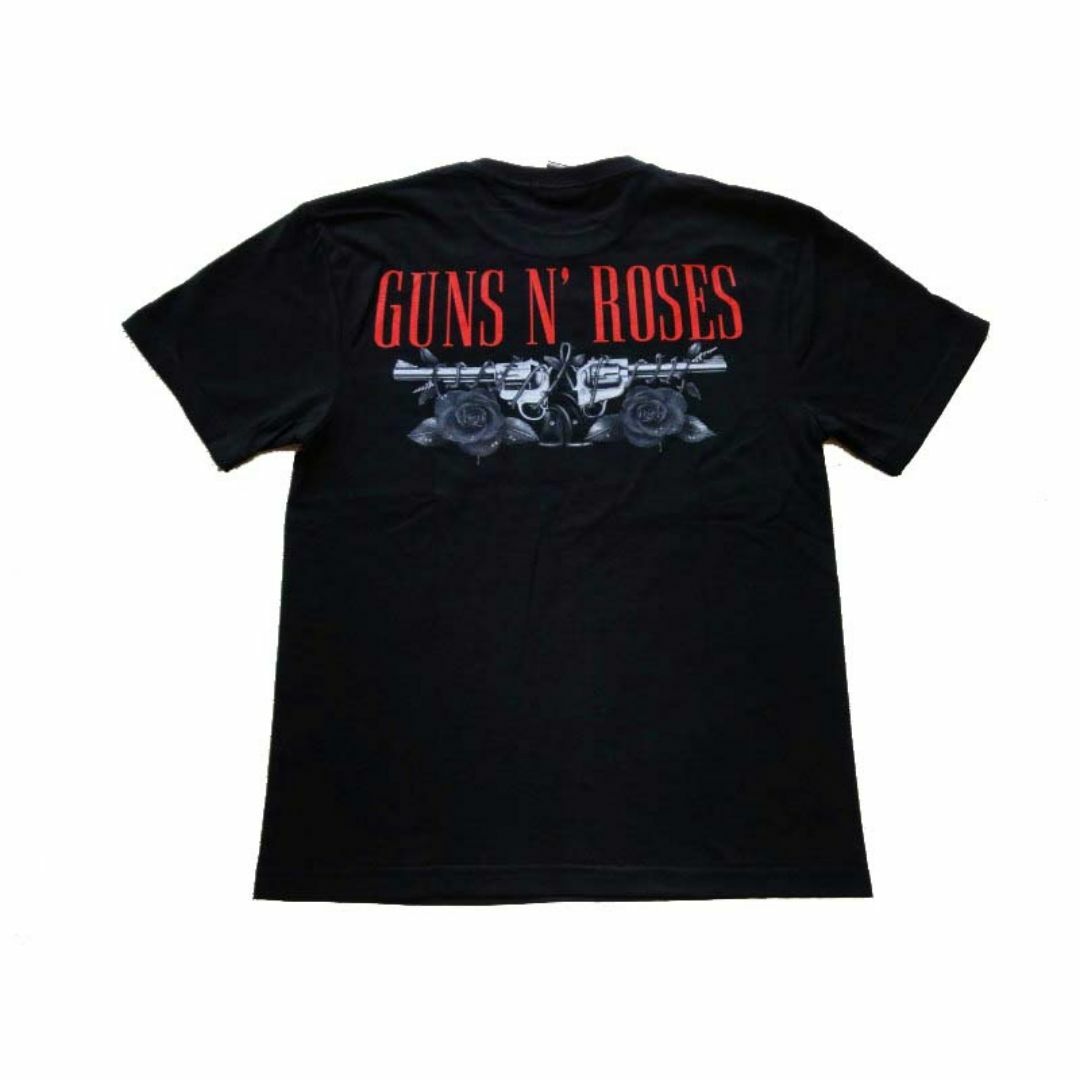 91年製!ガンズ・アンド・ローゼズ総柄Tシャツ　黒　XL 古着 90s GUNS N' ROSES 「Dust N' Bones」 豪華 スカル ボーン