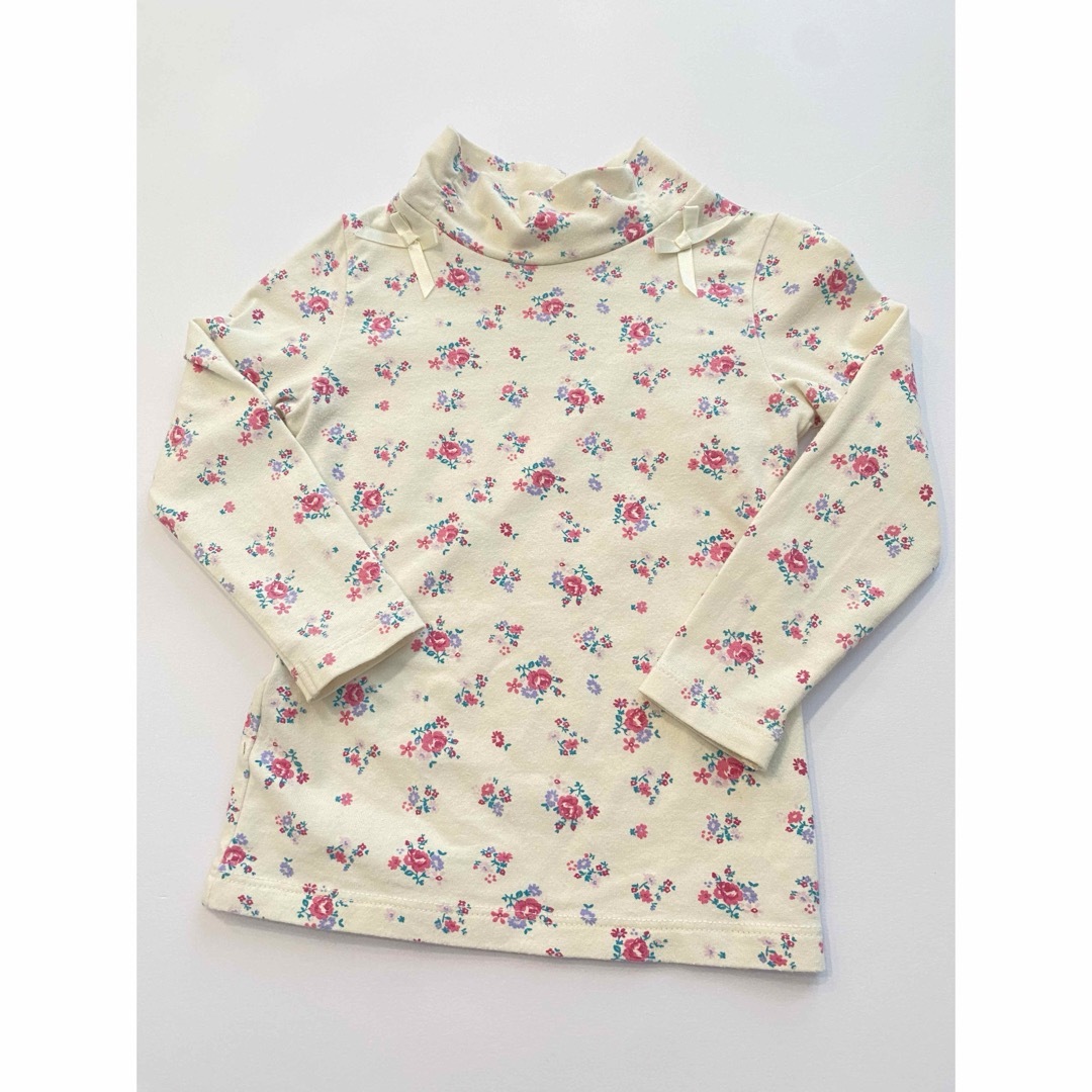 CHEROKEE チェロキー　長袖　80 ハイネック　花柄 キッズ/ベビー/マタニティのベビー服(~85cm)(Ｔシャツ)の商品写真