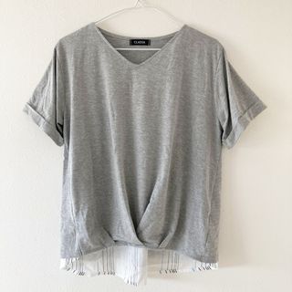 Tシャツ　グレー(Tシャツ(半袖/袖なし))