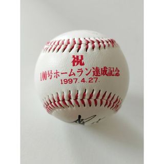 松井秀喜　100号ホームラン達成記念レプリカサインボール(記念品/関連グッズ)