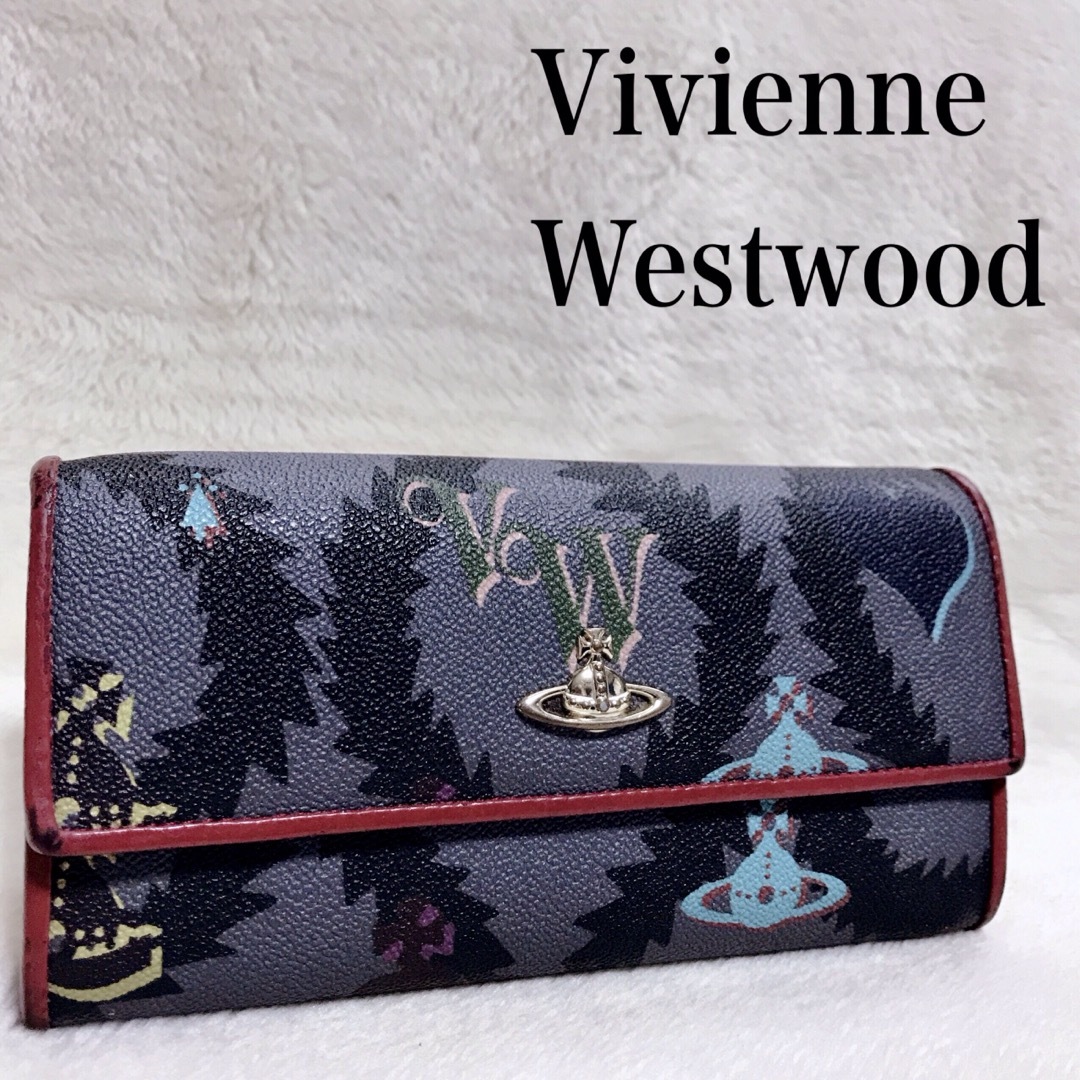 Vivienne Westwood(ヴィヴィアンウエストウッド)の希少 Vivienne Westwood オーブ 長財布 2つ折り PVC レディースのファッション小物(財布)の商品写真