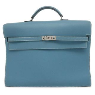 エルメス(Hermes)のエルメス ケリーデペッシュ 38 外縫い ブルージーン/シルバー金具 ヴォーエプソン □J刻印 HERMES メンズ(ハンドバッグ)