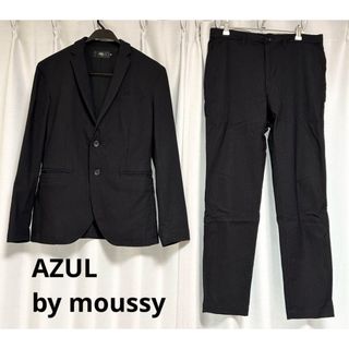 AZUL by moussy - アズールバイマウジー　カジュアルスーツ　ジャケットパンツ　セットアップ　ブラック