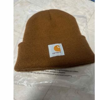 カーハート(carhartt)のカーハート　ニット帽　ブラウン　茶色(ニット帽/ビーニー)