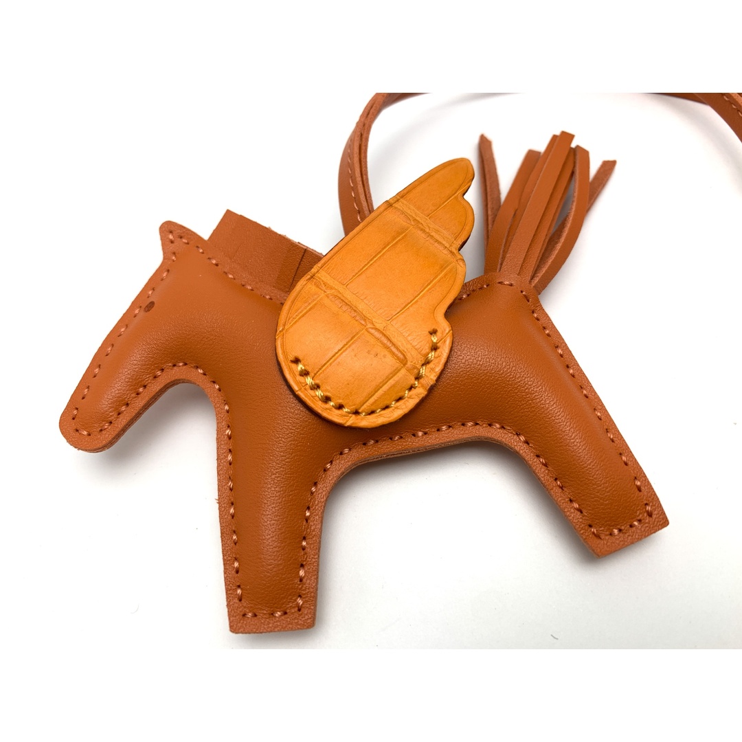 HERMES - HERMES エルメス クロコダイル ロデオチャーム HERMES - HERMES エルメス クロコダイル ロデオチャーム