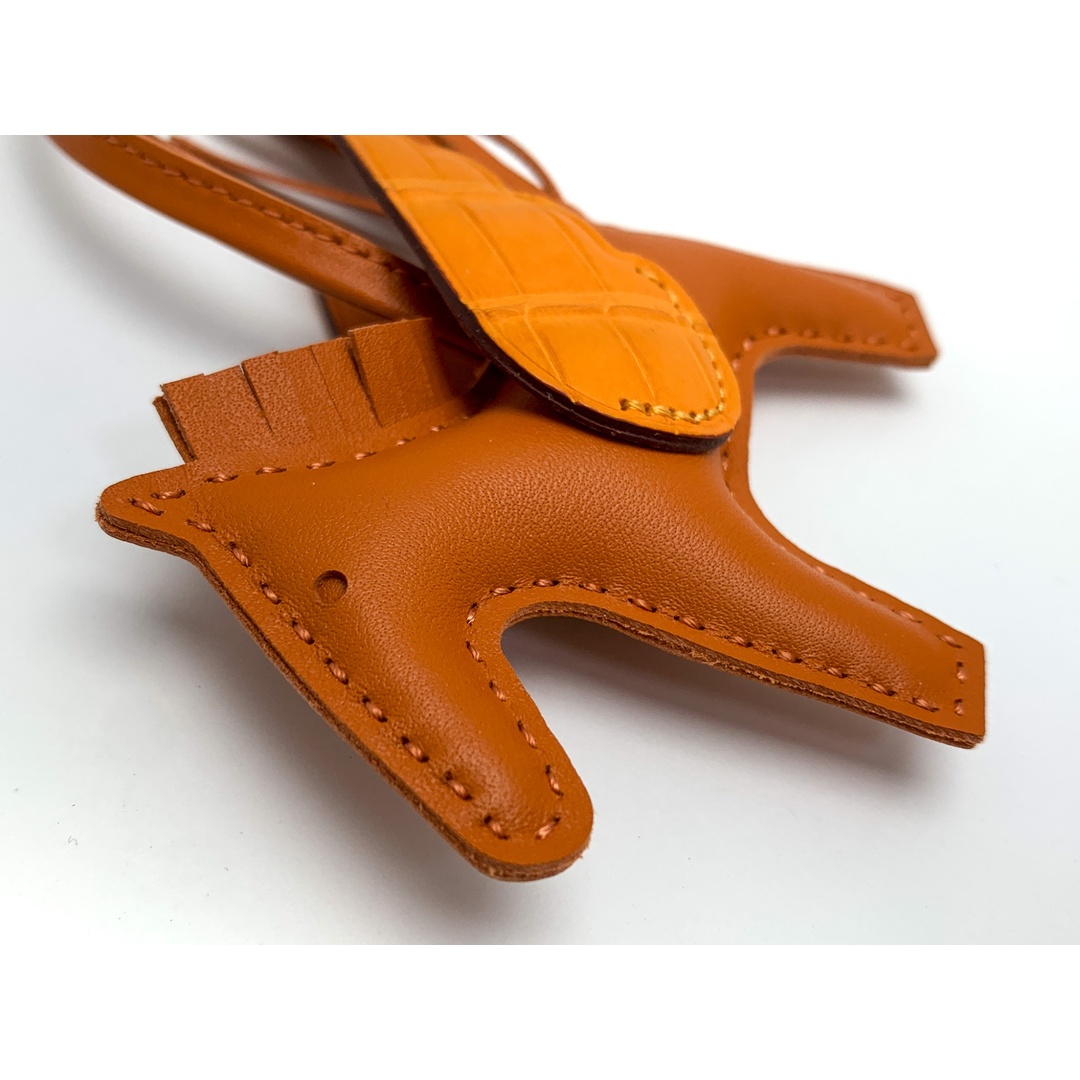 HERMES - HERMES エルメス クロコダイル ロデオチャーム HERMES - HERMES エルメス クロコダイル ロデオチャーム