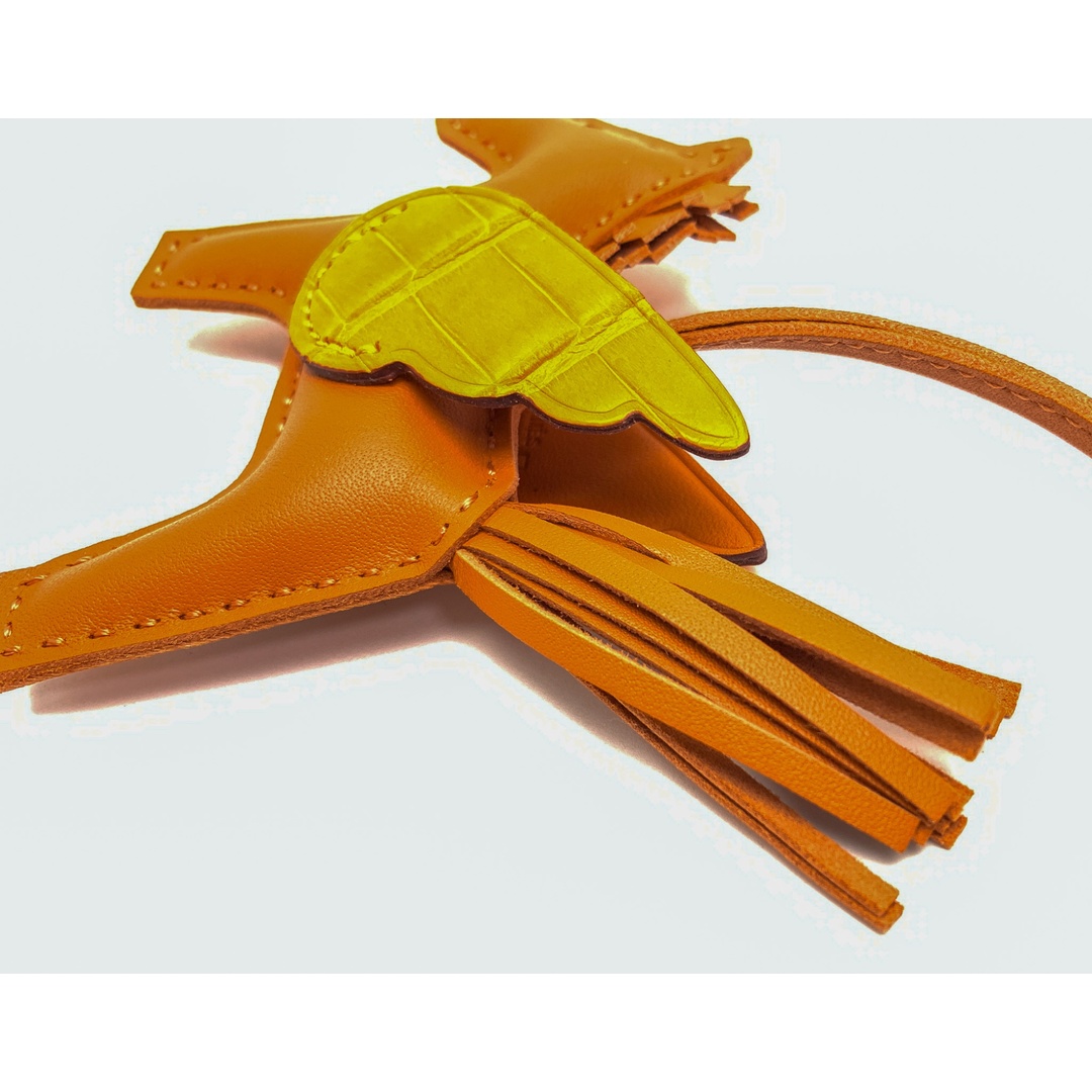 HERMES - HERMES エルメス クロコダイル ロデオチャーム HERMES - HERMES エルメス クロコダイル ロデオチャーム