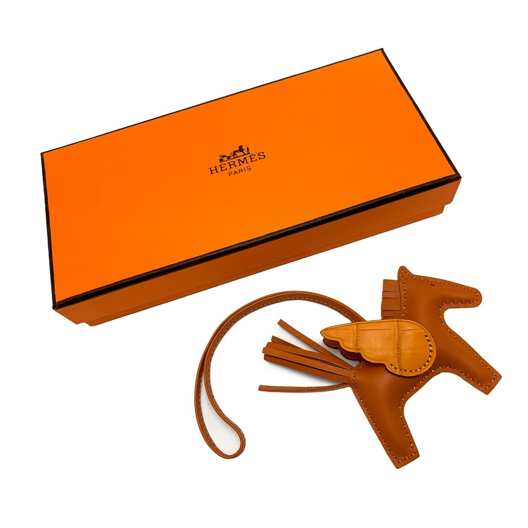 HERMES - HERMES エルメス クロコダイル ロデオチャーム HERMES - HERMES エルメス クロコダイル ロデオチャーム