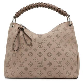 ルイヴィトン(LOUIS VUITTON)のルイヴィトン ハンドバッグ モノグラム・マヒナ ボーヴル・ホーボー M56084 2wayショルダーバッグ グレージュ(ハンドバッグ)