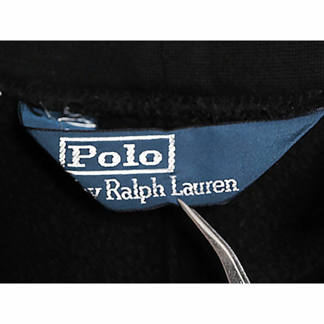 Ralph Lauren(ラルフローレン)のポロ ラルフローレン ポケット付き スウェット パンツ メンズ XL \ 古着 裏起毛 トレーナー ワンポイント 薄手 黒 大きいサイズ ライン入り メンズのパンツ(その他)の商品写真