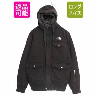 ザノースフェイス(THE NORTH FACE)のUS企画 ノースフェイス フルジップ フェイスマスク付き スウェット フード パーカー ジャケット メンズ M / 黒 The North Face アウトドア(その他)