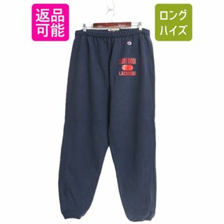 00s チャンピオン プレミアム リバースウィーブ 3段 カレッジ プリント スウェット パンツ メンズ XL オールド Champion トレーナー 裏起毛