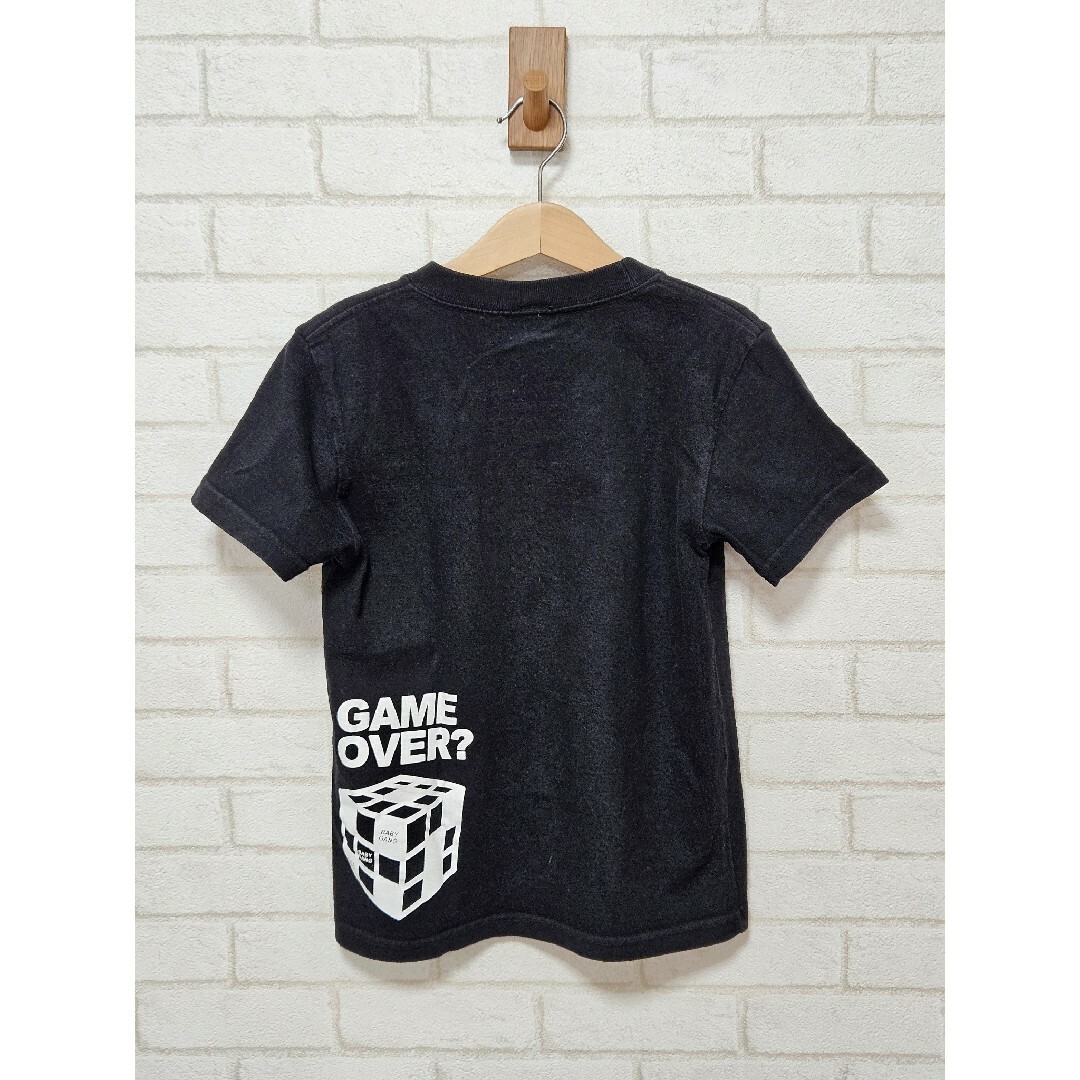 子供服 BABY GANG Tシャツ ROCK  130 L 黒 半袖 送料無料 キッズ/ベビー/マタニティのキッズ服男の子用(90cm~)(Tシャツ/カットソー)の商品写真