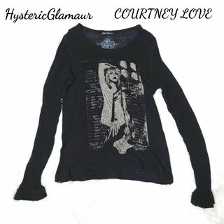 ヒステリックグラマー(HYSTERIC GLAMOUR)の【希少】HystericGlamaur  COURTNEYLOVE　カットソー(カットソー(長袖/七分))