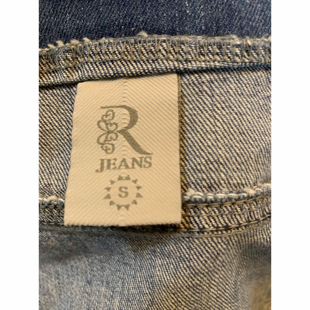 R JEANZ(アールジーンズ)の[新品未使用タグなし] R JEANS ノーカラーデニムジャケット レディースのジャケット/アウター(Gジャン/デニムジャケット)の商品写真