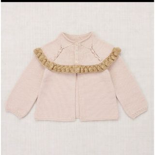 misha&puff ruffle cardigan 2y(カーディガン)