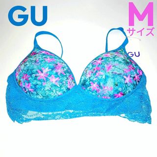 GU ジーユー WOMEN ナチュラルサポートブラ❲レース❳ Mサイズ ①