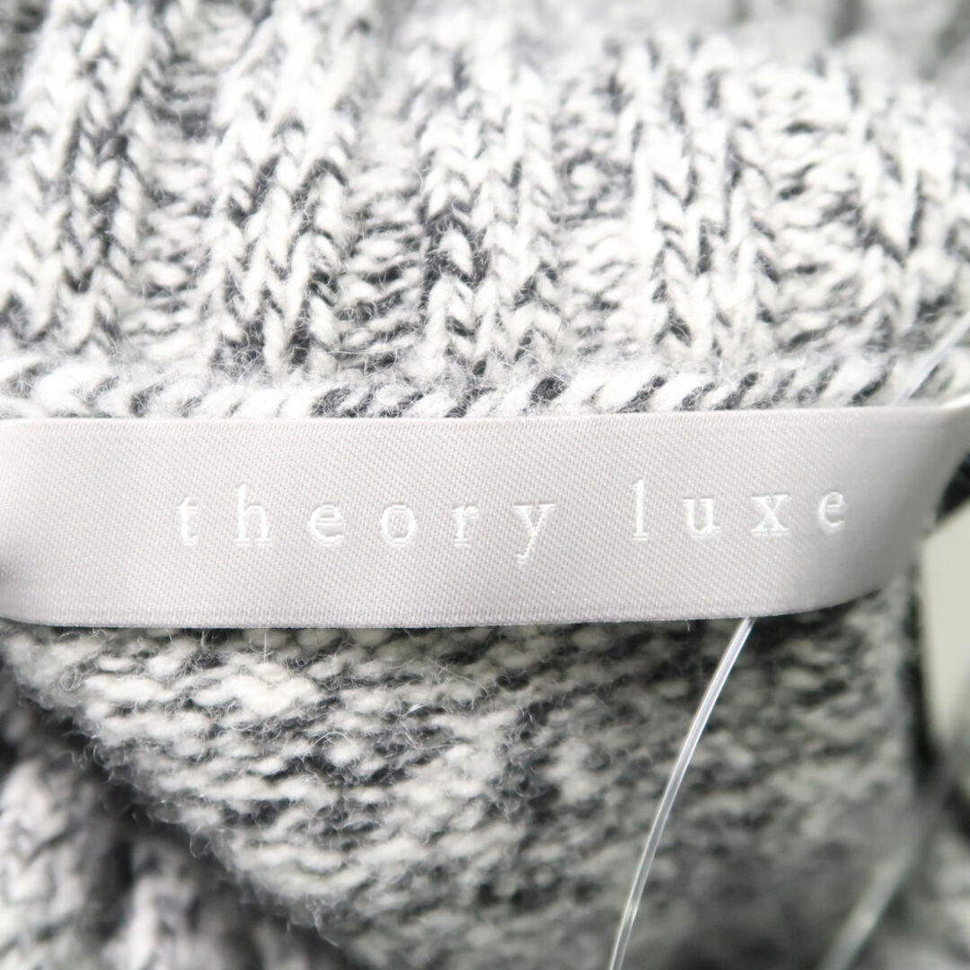 theory(セオリー)の美品 theory luxe セオリー 03－2401701－059－038 22AW MISTO TERRY ニット M ウール カシミヤ セーター ヘリンボーン カシミヤ混 レディース AT274A79  レディースのトップス(ニット/セーター)の商品写真