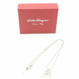 フェラガモ(Ferragamo)の美品 Salvatore Ferragamo フェラガモ ネックレス ハート キー レディース AN738C (ネックレス)