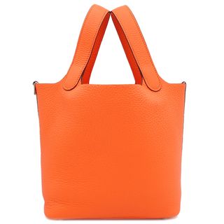 エルメス(Hermes)のエルメス HERMES ハンドバッグ ピコタンロック PM トリヨンクレマンス オレンジミニアン シルバー金具 新品 未使用  B刻印（2023年製） 【箱】【中古】(ハンドバッグ)