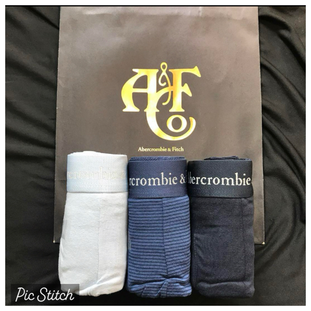 Abercrombie&Fitch(アバクロンビーアンドフィッチ)の割引あり◎3枚組◎XXL◎新品正規品◎アバクロ◎ボクサーパンツ◎送料込 メンズのアンダーウェア(ボクサーパンツ)の商品写真