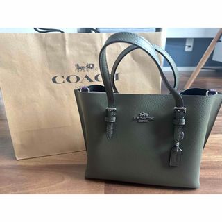 コーチ(COACH)の✴︎超美品✴︎コーチ　モリートート25 ピスタチオ(ショルダーバッグ)