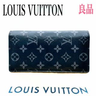 ルイヴィトン(LOUIS VUITTON)のルイヴィトン ポルトフォイユ・ブラザ モノグラム・エクリプス 長財布 ブラック系(長財布)