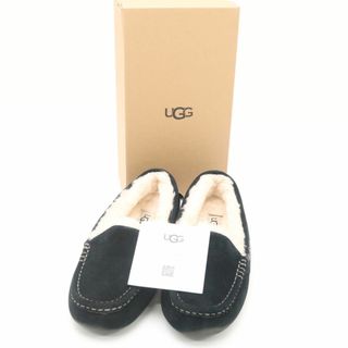 アグ(UGG)の美品 UGG アグ アンスレー モカシンシューズ 24 106878 ムートン レディース AO1723C (レインブーツ/長靴)