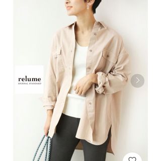 JOURNAL STANDARD relume - JOURNAL STANDARD relume セイヒンゾメバックロングシャツ