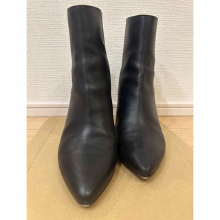 ダイアナ(DIANA)のDIANA(ダイアナ) ショートブーツ 黒カーフ　24.5cm(ブーツ)