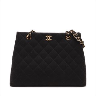 シャネル(CHANEL)のシャネル  コットン  ブラック レディース トートバッグ(トートバッグ)