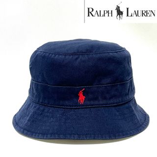 POLO RALPH LAUREN - 【超美品】⑥Polo Ralph Laurenポロラルフポニーロゴバケットハット