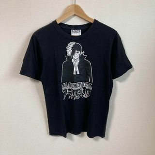 ブラックジャック　手塚治虫　Tシャツ アニメ　プリント　ブラック　黒　M(Tシャツ/カットソー(半袖/袖なし))