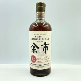 ニッカウイスキー(ニッカウヰスキー)の【未開栓】シングルモルト 余市 12年 700ml 55%(非売品) ウイスキー(ウイスキー)