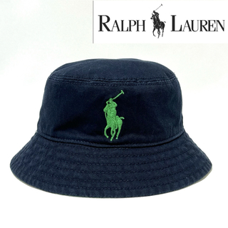 ポロラルフローレン(POLO RALPH LAUREN)の【新品】⑧Polo Ralph Lauren BIGポニーロゴリバーシブルハット(帽子)