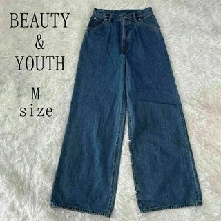 BEAUTY&YOUTH UNITED ARROWS - BEAUTY&YOUTH ユナイテッドアローズ デニムワイドパンツ