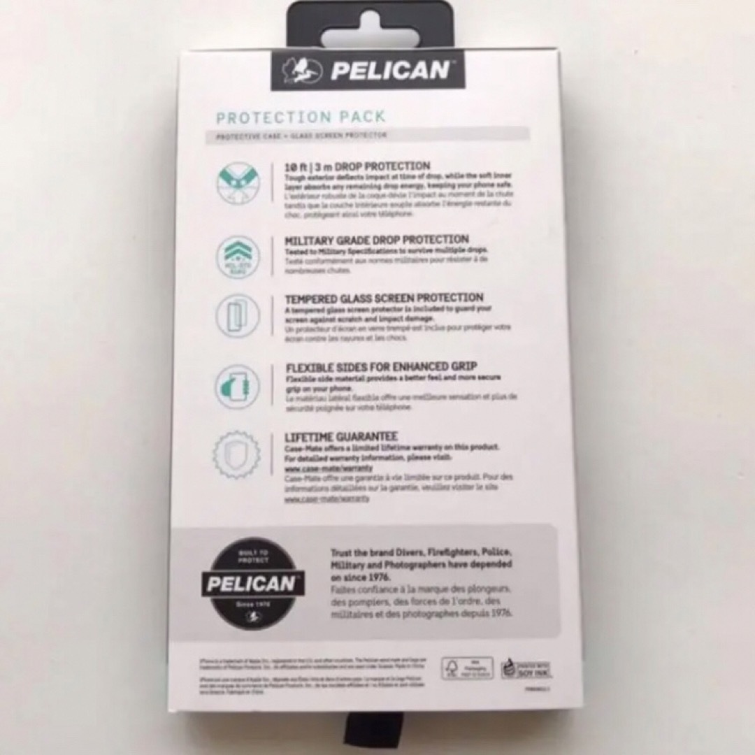 Pelikan(ペリカン)の新品 iPhoneケース 黒 12 pro Max 対応 USA ペリカン スマホ/家電/カメラのスマホアクセサリー(iPhoneケース)の商品写真