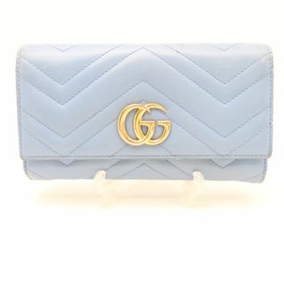 グッチ(Gucci)の難有 GUCCI グッチ 443436 0959 GGマーモント 長財布 キルティング サイフ ロングウォレット レディース AM5590C (財布)