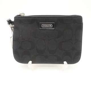 コーチ(COACH)の美品 COACH コーチ F49471 シグネチャー リスレット ポーチ ポシェット 財布 AY5428C (ポーチ)