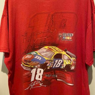 NASCAR m&m’s Kyle Busch Tシャツレーシング 車 レース