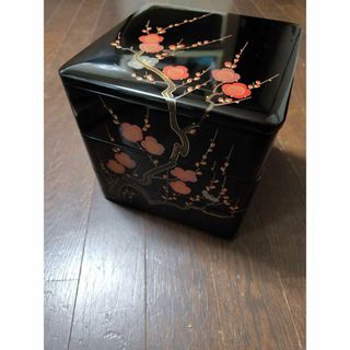 重箱 おせち 三段重 漆塗り 黒梅蒔絵 6.5寸 内朱 19.5cm 会津塗 漆