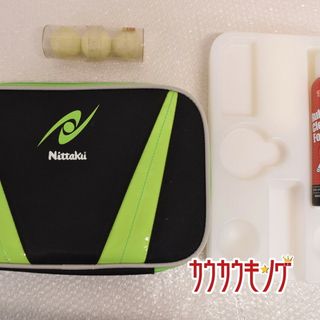 ニッタク(Nittaku)のニッタク 卓球 ラケットケース /おまけ ラバークリーナー/ボール Nittaku(卓球)