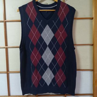 トミーヒルフィガー(TOMMY HILFIGER)のTOMMY HILFIGER　ニットベストM(ベスト)