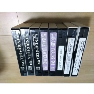 GLAY インディーズVHS 店頭用VHS(ミュージシャン)