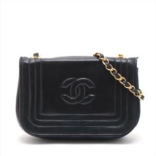 シャネル(CHANEL)のシャネル  ラムスキン  ブラック レディース ショルダーバッグ(ショルダーバッグ)