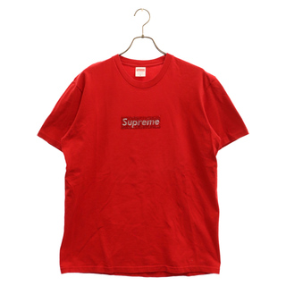 シュプリーム(Supreme)のSUPREME シュプリーム 19SS×Swarovski Box Logo Tee スワロフスキー ボックスロゴクルーネック半袖Tシャツ(Tシャツ/カットソー(半袖/袖なし))